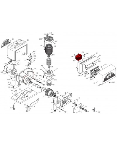 Конденсатор 20 мкФ Came 119RIR277 в Кемерово Запчасти для шлагбаумов и автоматики Pintop.ru