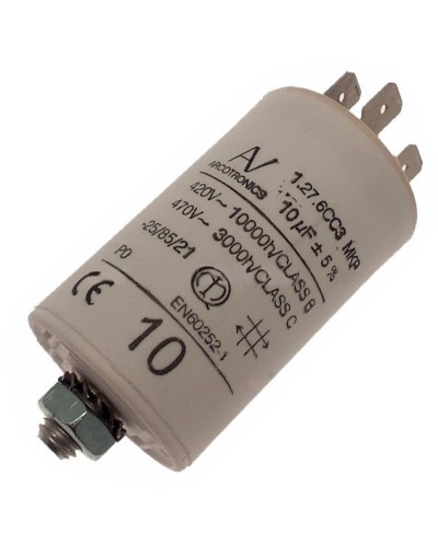 Конденсатор 10 мкФ с гибкими выводами для приводов CAME ATI CAME 119RIR295 в Кемерово Запчасти для шлагбаумов и автоматики Pintop.ru