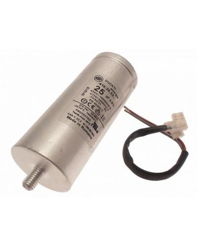 Конденсатор 25 мкФ с гибк. выводами и болтом Came 119RIR297 в Кемерово Запчасти для шлагбаумов и автоматики Pintop.ru