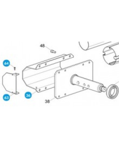 Основание блока управления ZL37 Came 319149 в Кемерово Запчасти для шлагбаумов и автоматики Pintop.ru