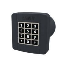 Проводная встраиваемая кодонаборная клавиатура Came 806SL-0290 - SELT2BDG, подключаемая к шине CXN, 12 кнопок, синяя подсветка, RAL7024