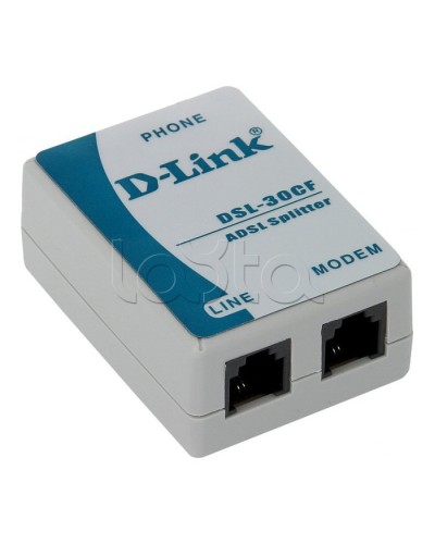 Сплиттер ADSL D-Link DSL-30CF/RS в Кемерово Маршрутизаторы, Роутеры и Точки Доступа Pintop.ru