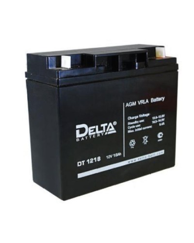 Аккумулятор свинцово-кислотный Delta DT 1218 в Кемерово Электротехническое оборудование Pintop.ru