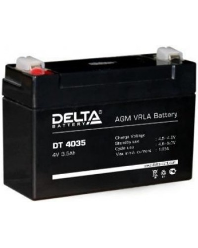 Аккумулятор свинцово-кислотный Delta DT 4035 в Кемерово Электротехническое оборудование Pintop.ru