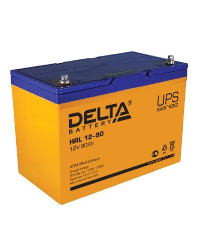 Аккумулятор свинцово-кислотный Delta HRL 12-90 в Кемерово Электротехническое оборудование Pintop.ru