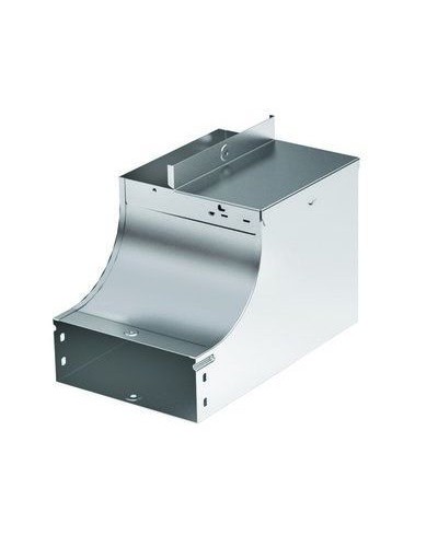 Угол CSSS 90 вертикальный внутр. переходник левый. осн.200 H100 горячеоцинкованный DKC 37074KHDZ в Кемерово Аксессуары для лотков Pintop.ru