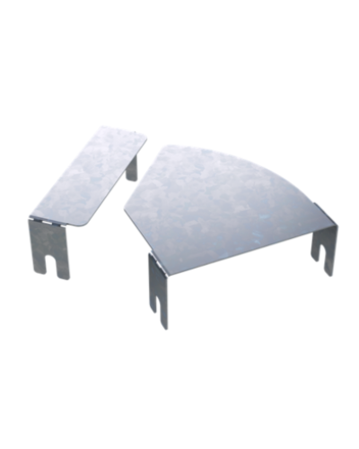 Крышка д/угла гор.изм.CPO 0-44 осн.100 DKC (38010HDZL) в Кемерово Аксессуары для лотков Pintop.ru