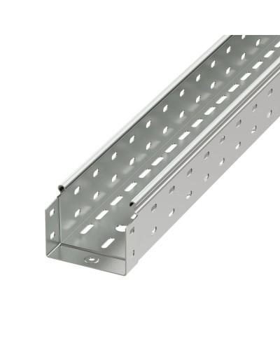 Лоток перфорированный 100х50 L3000 толщ.1,5 мм, горячеоцинкованный DKC (3526215HDZ) в Кемерово Аксессуары для лотков Pintop.ru