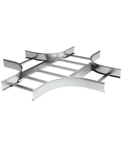 Х-ответвитель 50х300 R-300 DKC (LX5303K) в Кемерово Аксессуары для лотков Pintop.ru