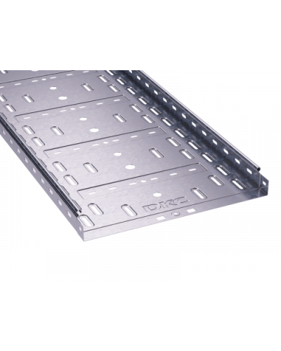 Лоток перфорированный 400х50 L3000, горячеоцинкованный DKC 35266HDZ в Кемерово Кабельные лотки Pintop.ru