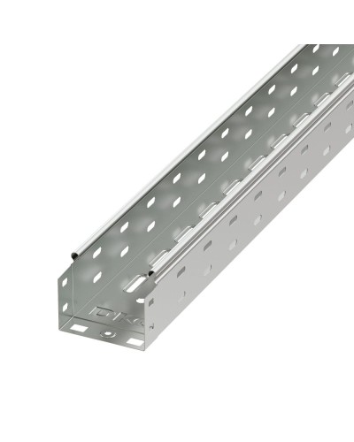 Лоток перфорированный 100х80 L2000, горячеоцинкованный DKC 35312HDZ в Кемерово Кабельные лотки Pintop.ru