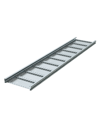 Лоток листовой 80х900, лонжерон 1,5 мм, L 6 м DKC (USM689) в Кемерово Кабельные лотки Pintop.ru