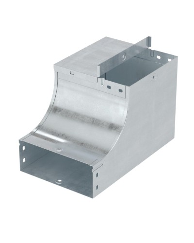 Угол CSSD 90 вертикальный внутр. переходник прав. осн.400 H100 горячеоцинкованный DKC 37146KHDZ в Кемерово Аксессуары для лотков Pintop.ru