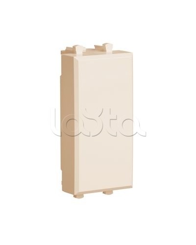 Заглушка Ванильная дымка Avanti модульная, 1 мод DKC 4405991 в Кемерово Аксессуары для стоек и шкафов Pintop.ru