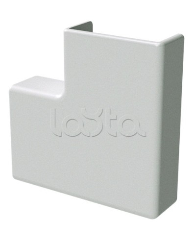 Угол плоский белый 22x10 DKC (00407R) в Кемерово Аксессуары для кабель-канала Pintop.ru