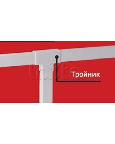 Тройник IM 22x10 DKC 00525 в Королеве Аксессуары для кабель-канала Pintop.ru