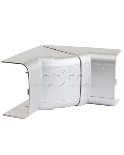 Угол внутренний 110х50 мм, изменяемый 70-120°, цвет серый металлик DKC 01051G в Кемерово Аксессуары для кабель-канала Pintop.ru