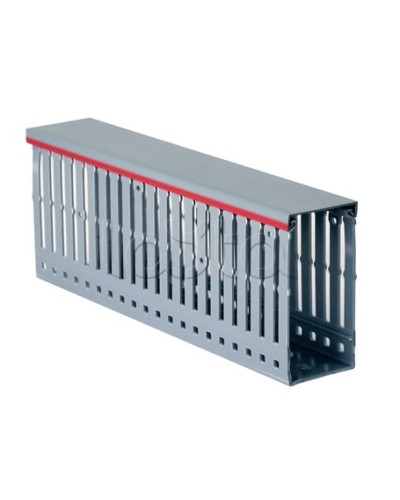 Короб перфорированный, серый RL6 100x60 мм DKC 01140RL в Кемерово Кабельные лотки Pintop.ru