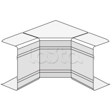 Угол внутренний изменяемый (70-120°) NIAV 100x60 мм DKC 01729