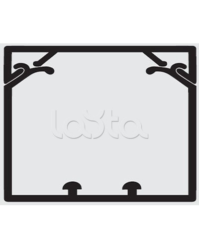 Короб с крышкой с направляющими для установки разделителей ТА-GN 100x80 мм DKC 01790 в Кемерово Кабель-канал Pintop.ru