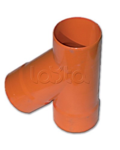 Тройник для двустенных труб одного диаметра ф63мм, 45°, полипропилен DKC 019063 в Кемерово Повороты, муфты, тройники Pintop.ru