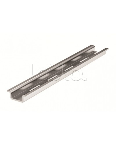 DIN-рейка OMEGA 2F 15.5х5.5 с перфорацией DKC 02130 в Кемерово Крепежные изделия Pintop.ru
