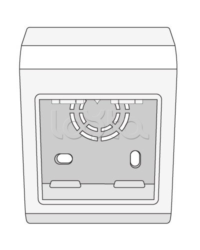 Коробка монтажная под 2 модуля 45x45 мм PDM DKC 10013 в Кемерово Аксессуары для кабель-канала Pintop.ru