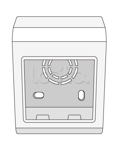 Коробка монтажная под 2 модуля VIVA PDD DKC 10033 в Кемерово Аксессуары для кабель-канала Pintop.ru