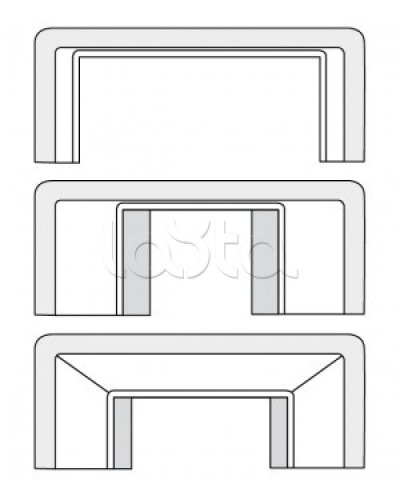 Набор адаптеров для миниканалов DKC 10133 в Кемерово Аксессуары для кабель-канала Pintop.ru