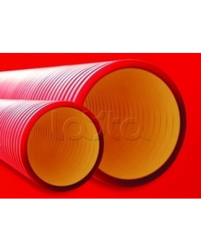 Труба жесткая двустен 110 мм черная DKC 160911A в Кемерово Труба гофрированная Pintop.ru