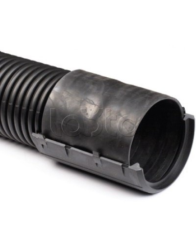 Муфта соединительная (разъемная с фиксатором) для трубы двустенной диам. 110 мм DKC(017110) в Кемерово Повороты, муфты, тройники Pintop.ru