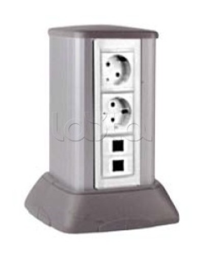 Миниколонна алюминиевая, 0.25 м DKC 19522 в Кемерово Аксессуары для кабель-канала Pintop.ru