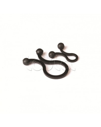 Замок, цвет - черный, д.17,8-20,3 DKC 21043116 в Кемерово Крепежные изделия Pintop.ru