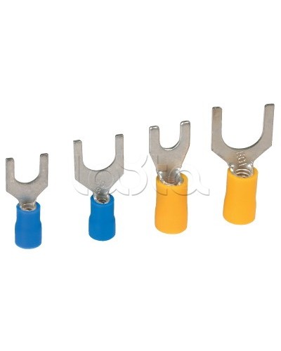 Наконечник вилочный с изолир.фланцем 2,5-6 кв.мм 6,4 мм (НВИ) DKC 2C16P в Кемерово Держатели, клипсы, скобы Pintop.ru