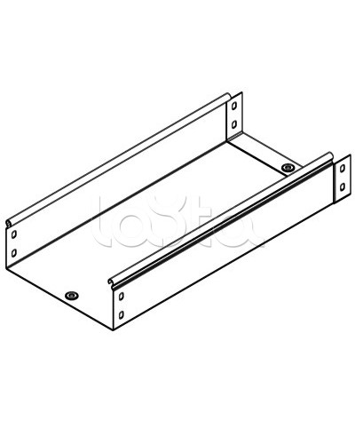 Лоток неперфорированный металлический 300x50x3000 DKC 35025 в Кемерово Кабельные лотки Pintop.ru