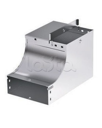 Угол CSSD 90 вертикальный внутр. переходник прав. осн. 150 DKC в Кемерово Аксессуары для кабель-канала Pintop.ru