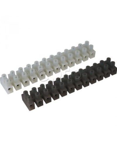 Клемник полипропилен черный, 12р,450V, 24A, 4 мм.кв DKC 43212PL/R в Кемерово Клеммные колодки Pintop.ru