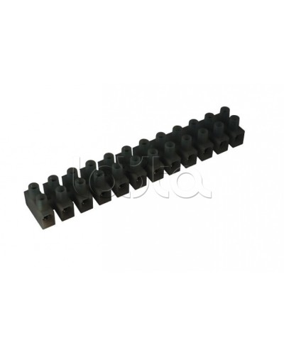 Клеммник полипропиленовый черный 12р 6 кв.мм DKC 43312PL/R в Кемерово Клеммные колодки Pintop.ru