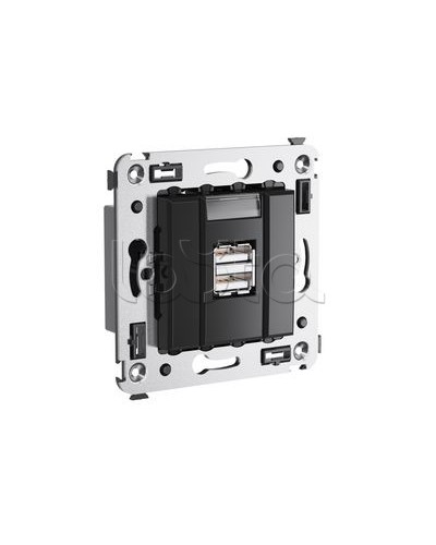 Устройство зарядное Avanti, Черный квадрат DKC 4402543 в Кемерово Блоки розеток Pintop.ru