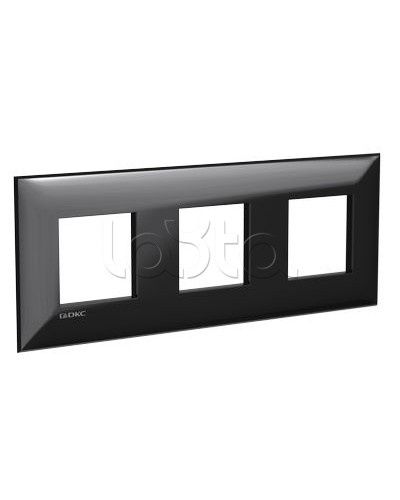 Рамка ARTLEBEDEV Черный квадрат Avanti, 6 мод. DKC 4402906 в Кемерово Аксессуары для лотков Pintop.ru