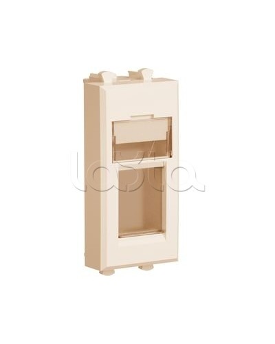 Адаптер для Keystone Ванильная дымка Avanti, 1 мод DKC 4405201 в Кемерово Аксессуары для стоек и шкафов Pintop.ru