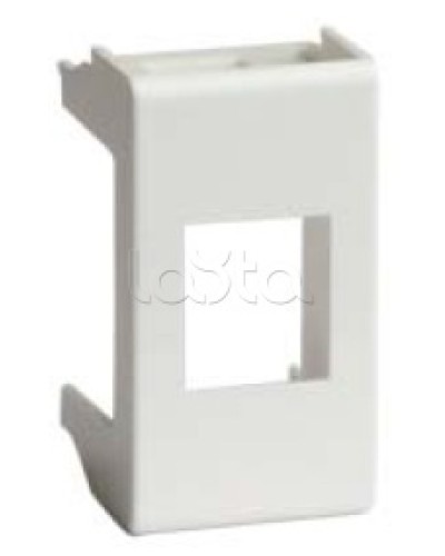 Адаптер для информационных разъемов SIEMON, «Viva», 1 мод., белый DKC 45008 в Кемерово Аксессуары для стоек и шкафов Pintop.ru