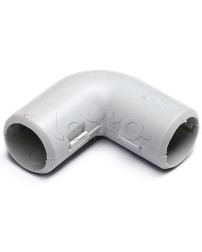 Колено открывающееся, 90 градусов 32 DKC (50532) - Колено открывающееся 90°, номинальный ф32мм, пластик, IP40, RAL 7035 в Кемерово Повороты, муфты, тройники Pintop.ru