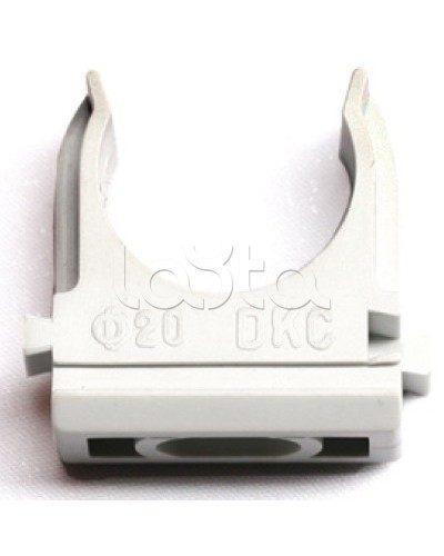 Держатель с защелкой, д.20мм, в упаковках по 10шт. DKC 51020R10 в Кемерово Держатели, клипсы, скобы Pintop.ru