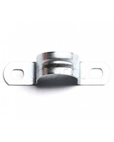 Держатель оцинкованный двусторонний д.63мм 53362ДКС в Кемерово Держатели, клипсы, скобы Pintop.ru