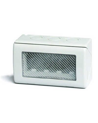 Модульная настен. коробка для эл/устан. изделий VIVA, IP55,4мод. DKC 54755 в Кемерово Аксессуары для кабель-канала Pintop.ru