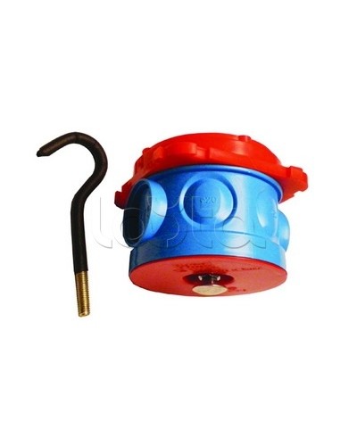 Коробка потолочная с крюком для заливки в бетон, д.70х57мм DKC 59383 в Кемерово Распределительные коробки Pintop.ru