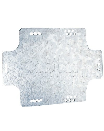 Монтажная пластина из оцинк. стали 270х198х1,5мм, для коробок 300х220мм DKC (59608) в Кемерово Крепежные изделия Pintop.ru