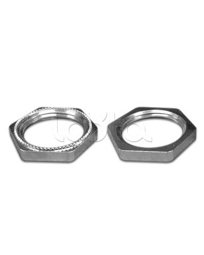 Гайка заземляющая M25x1,5 никел. латунь DKC 6006EMC-25 в Кемерово Крепеж Pintop.ru