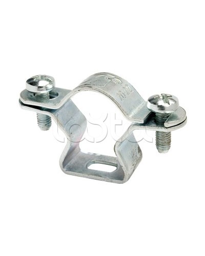 Стальной хомут 50-1 1/2 мм, оцинкованная сталь DKC 6040-50 в Кемерово Крепеж Pintop.ru